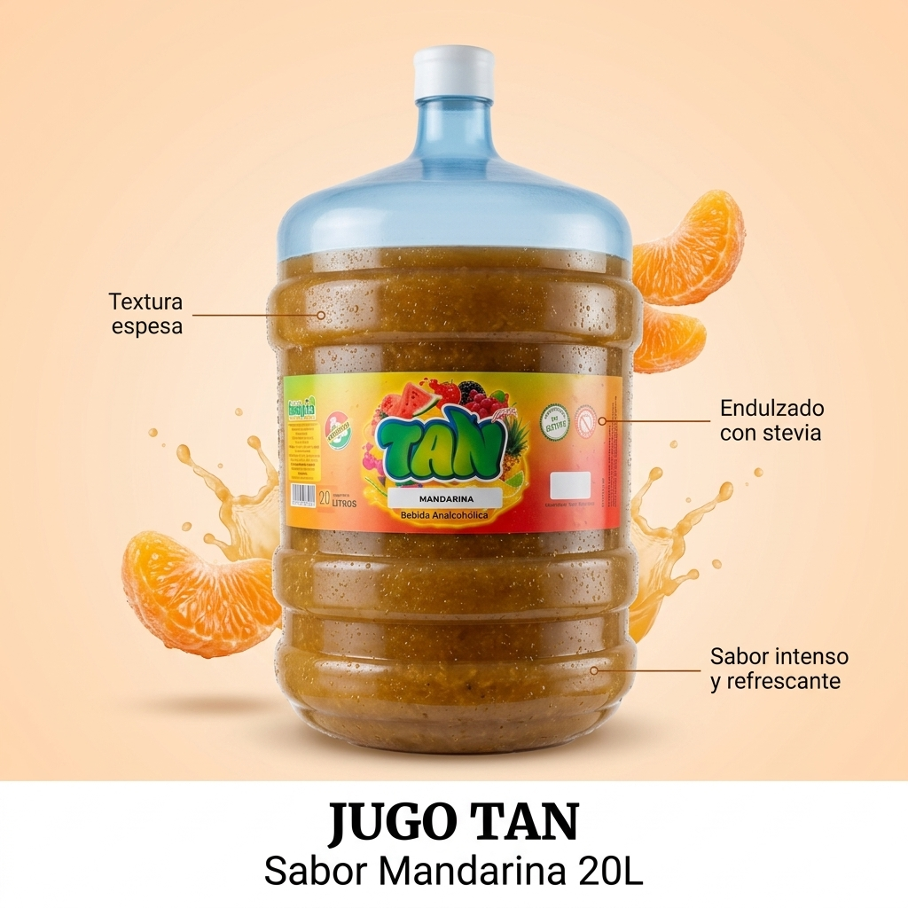 Jugo Sabor Mandarina Botellón 20 Litros