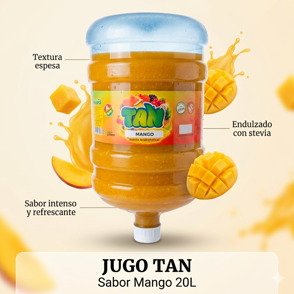 Jugo Sabor Mango Botellón 20 Litros