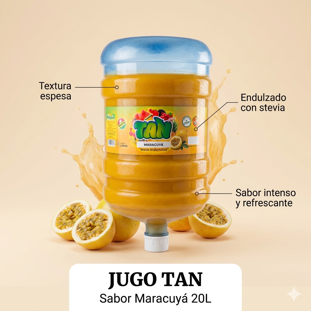 Jugo Sabor Maracuyá Botellón 20 Litros