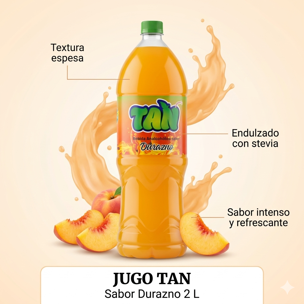 Jugo Sabor Durazno Endulzado con Stevia 2 Lt