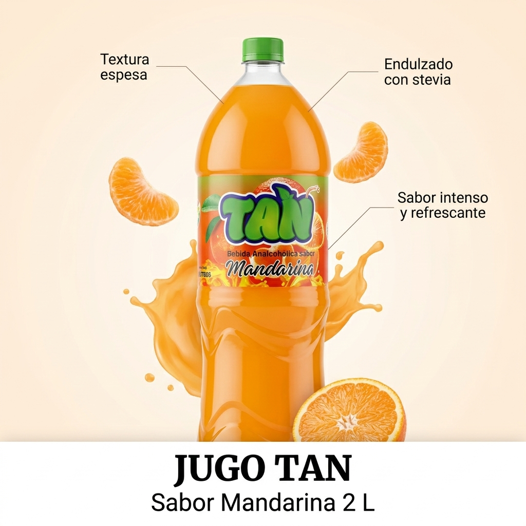 Jugo Sabor Mandarina Endulzado con Stevia 2 Lt