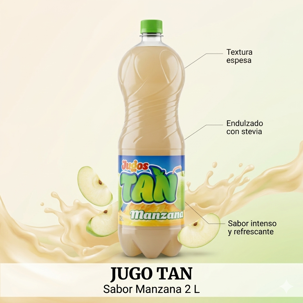 Jugo Sabor Manzana Endulzado con Stevia 2 Lt