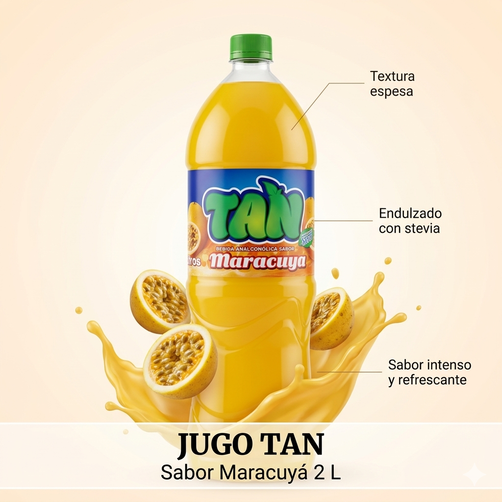 Jugo Sabor Maracuyá Endulzado con Stevia 2 Lt