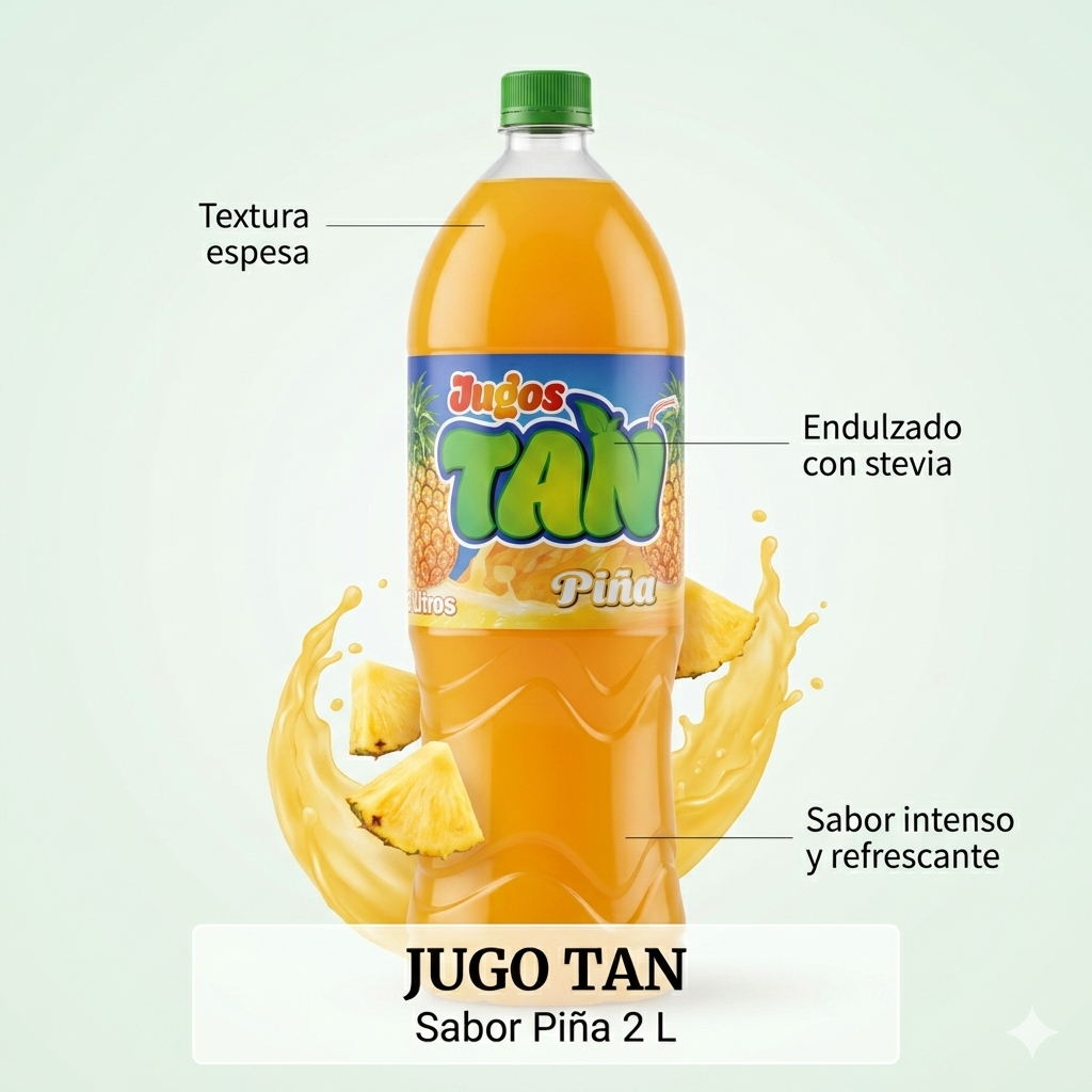 Jugo Sabor Piña Endulzado con Stevia 2 Lt