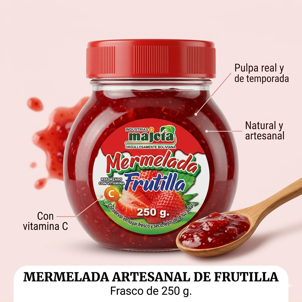 Mermelada Artesanal Frutilla 250 g