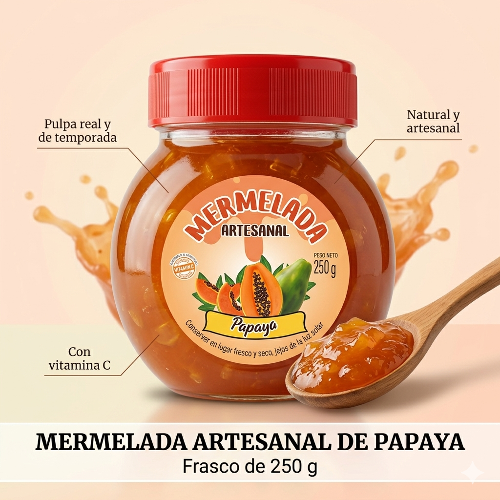 Mermelada Artesanal Papaya 250 g