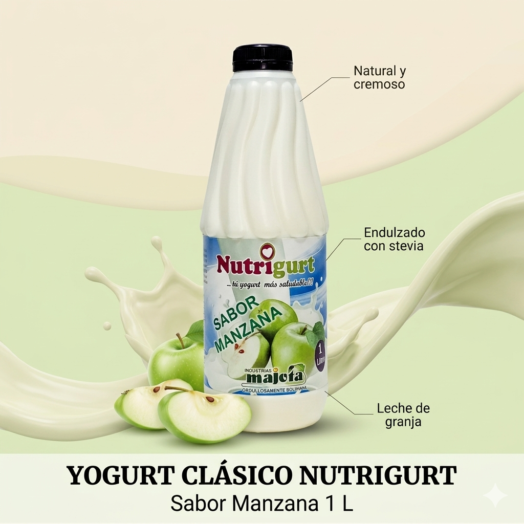 Yogurt Clásico Sabor Manzana
